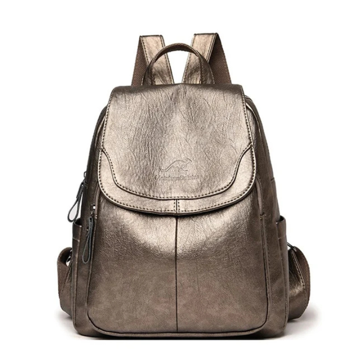 Kodie | Women's Vegan Leather Flap-Top Backpack