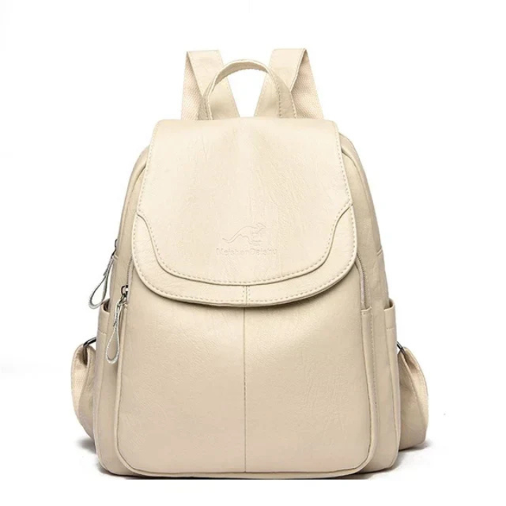 Kodie | Women's Vegan Leather Flap-Top Backpack