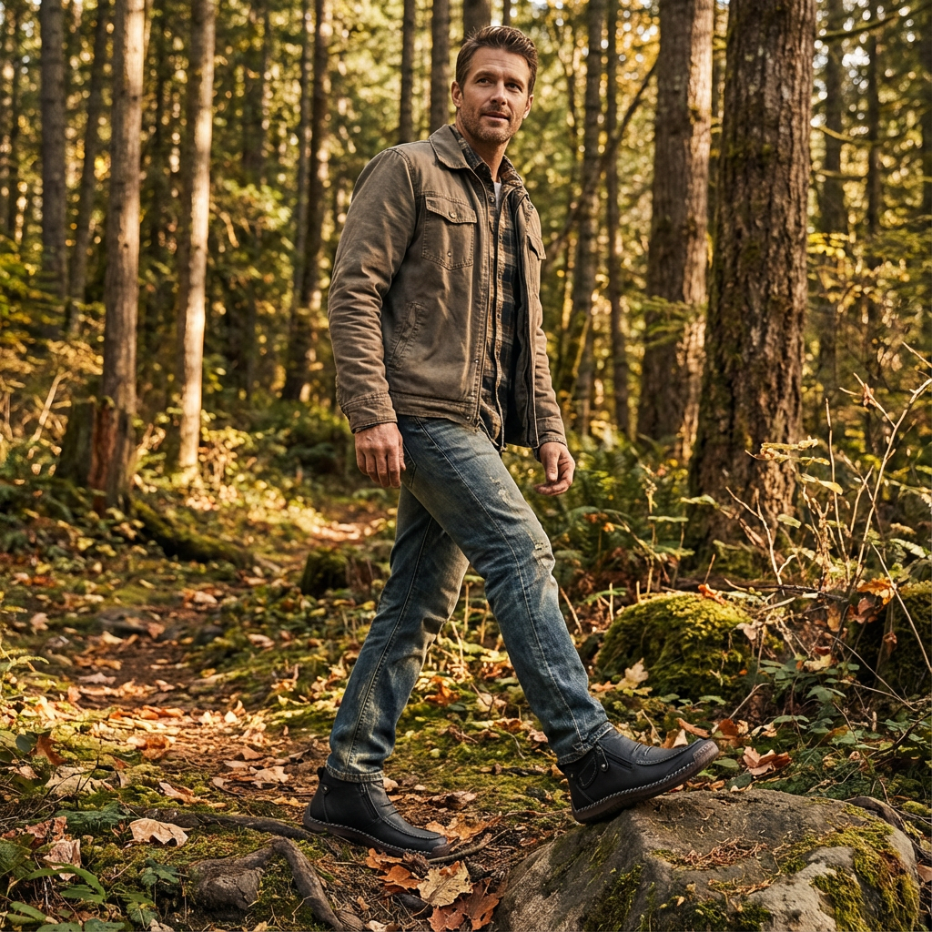 Kurt | Men's Side Zip Casual Ankle Boots