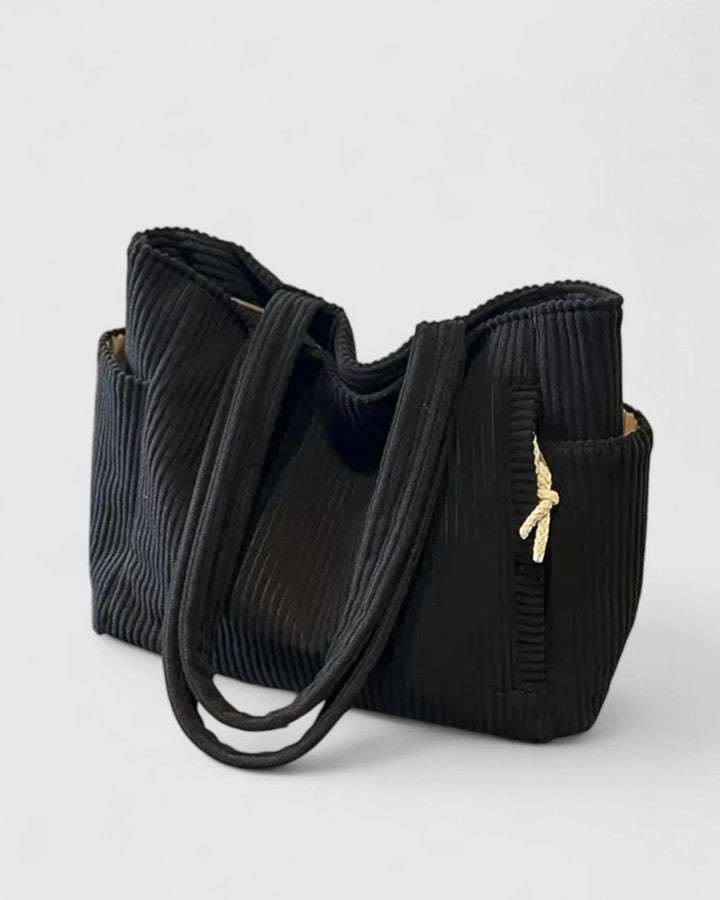 Mabel | Women's Corduroy Large Capacity Shoulder Tote Bag