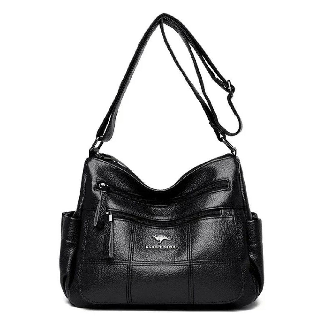 Maren | Women's Leather Multi Pocket Crossbody Shoulder Bag