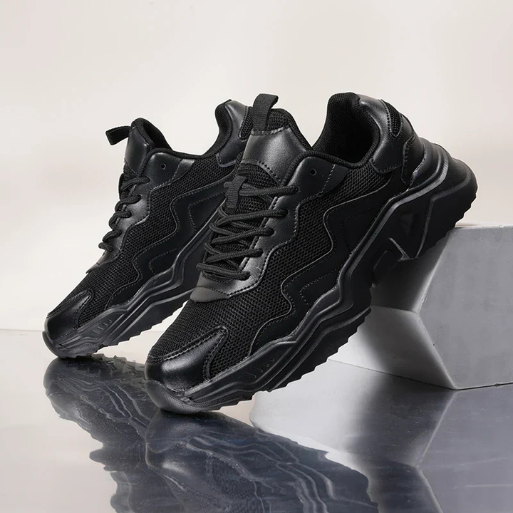 Marlowe | Women's Breathable Chunky Sole Lace-Up Trainers