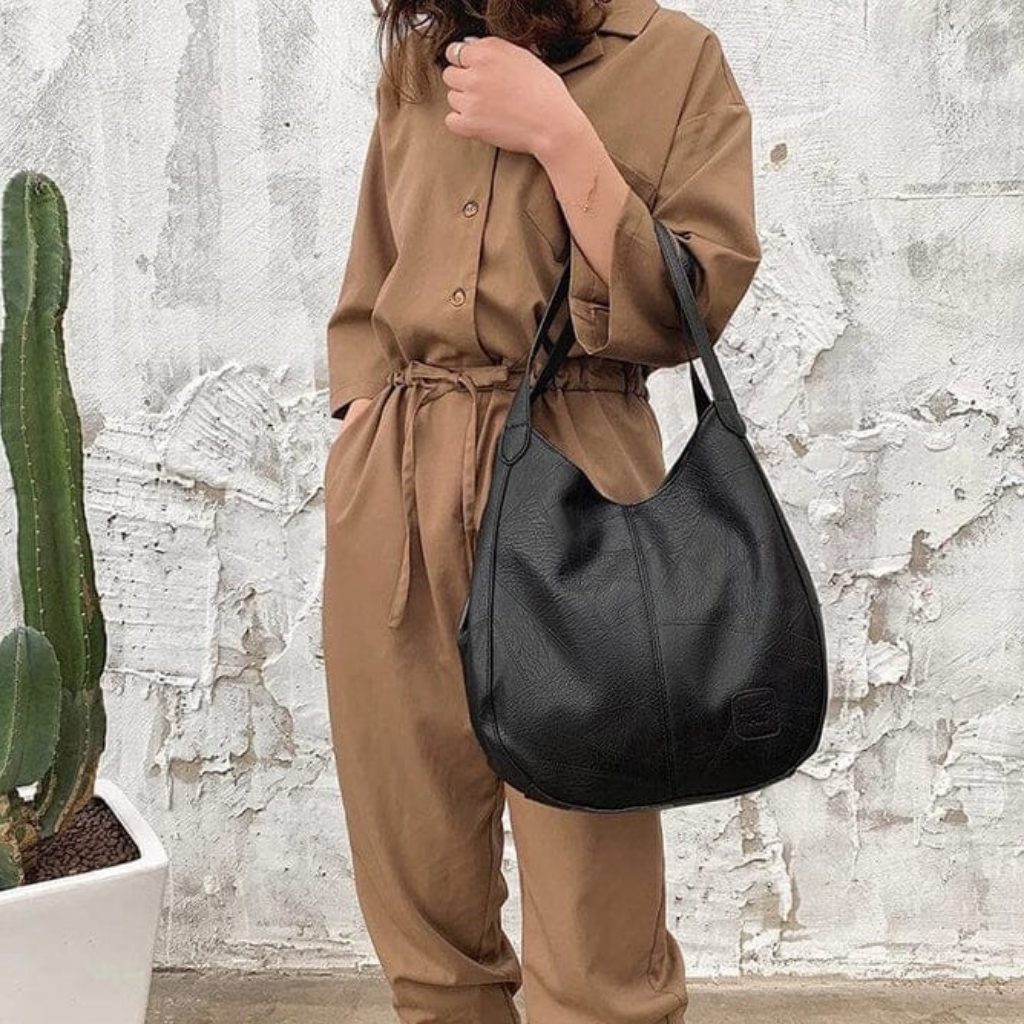 Marlowe | Women's Leather Large Hobo Shoulder Bag