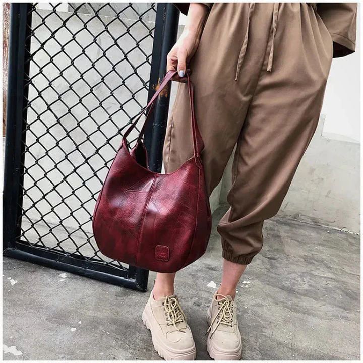 Marlowe | Women's Leather Large Hobo Shoulder Bag