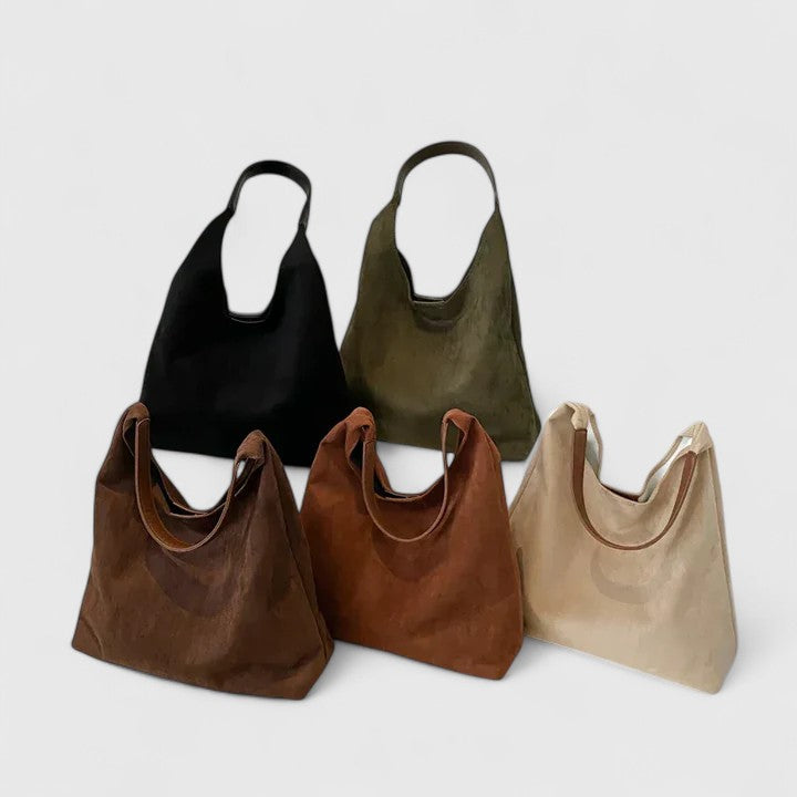 Marlowe | Women's Suede Slouchy Hobo Shoulder Bag