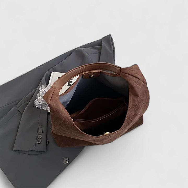 Marlowe | Women's Suede Slouchy Hobo Shoulder Bag