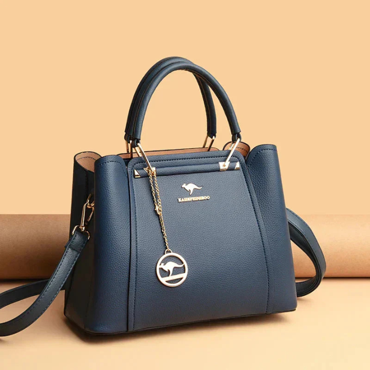 Medici | Women's Leather Structured Top-Handle Crossbody Bag