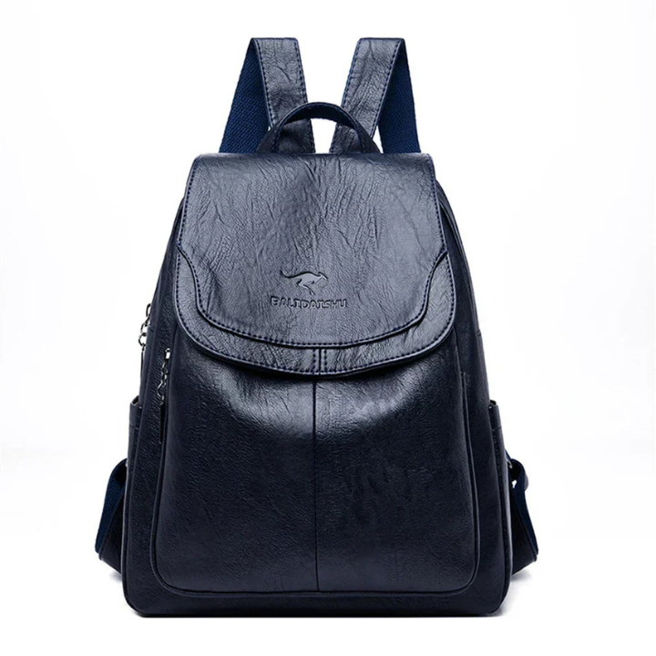 Nina | Women's Leather Flap-Top Backpack