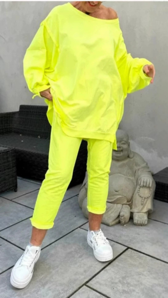 Noa | Women's Cotton Oversized Casual Two-Piece Lounge Set