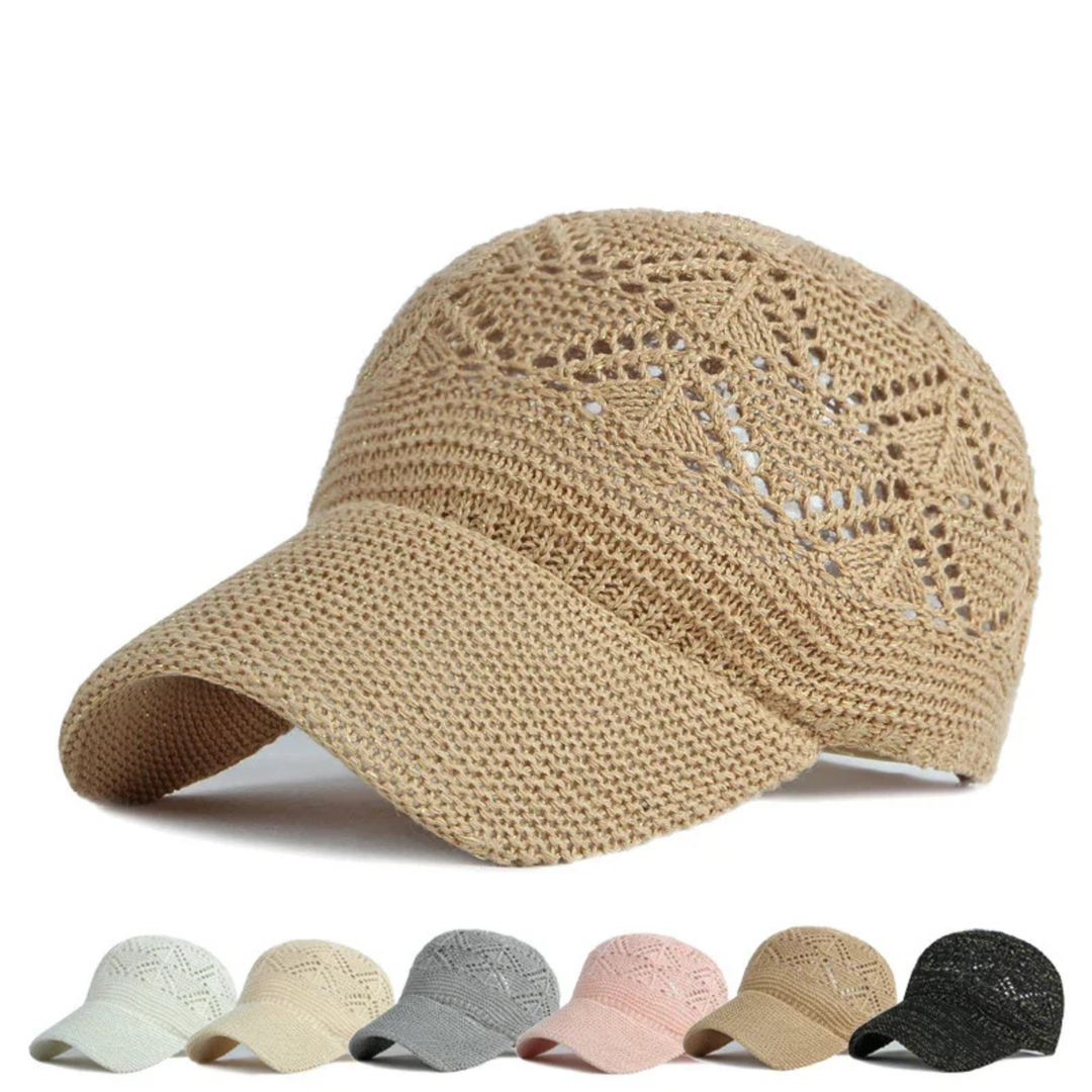 Nola | Women's Breathable Knit Baseball Cap
