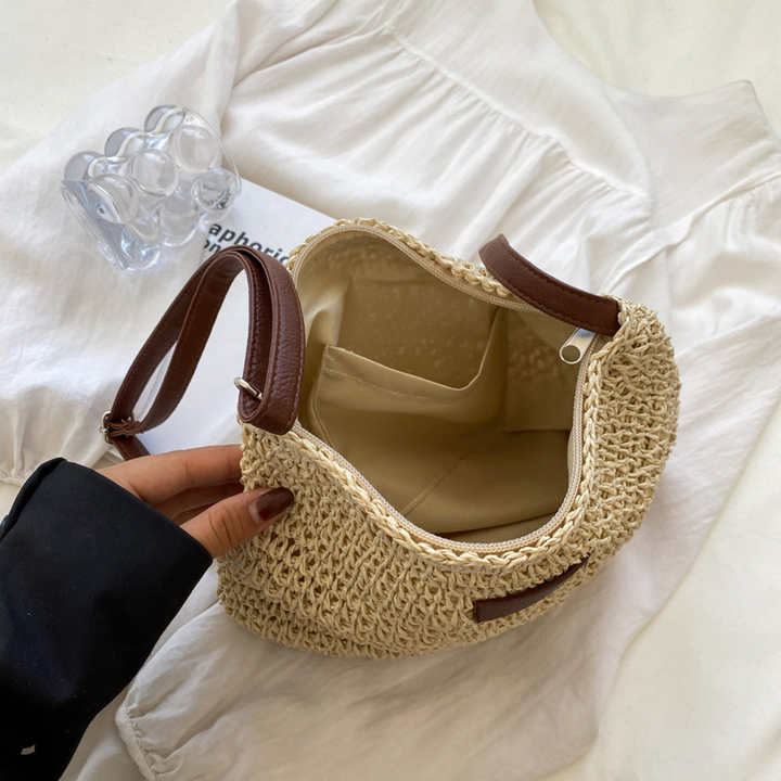 Paloma | Women's Woven Straw Crossbody Shoulder Bag