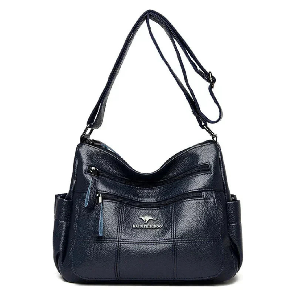 Petra | Women's Leather Multi-Pocket Crossbody Bag