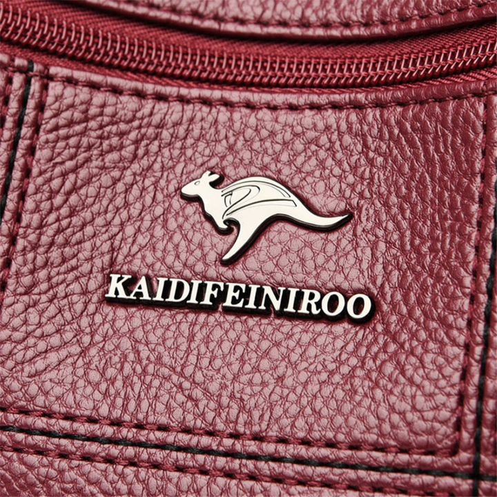 Petra | Women's Leather Multi-Pocket Crossbody Bag