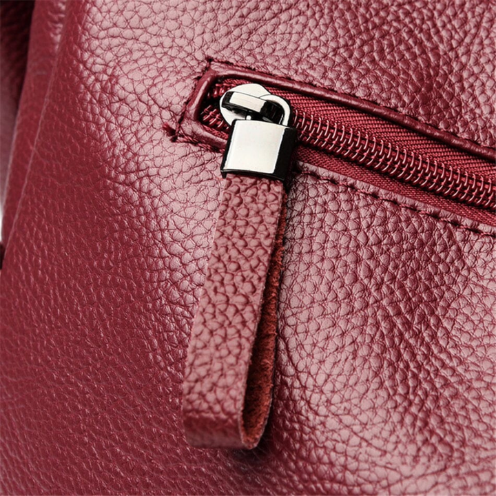 Petra | Women's Leather Multi-Pocket Crossbody Bag