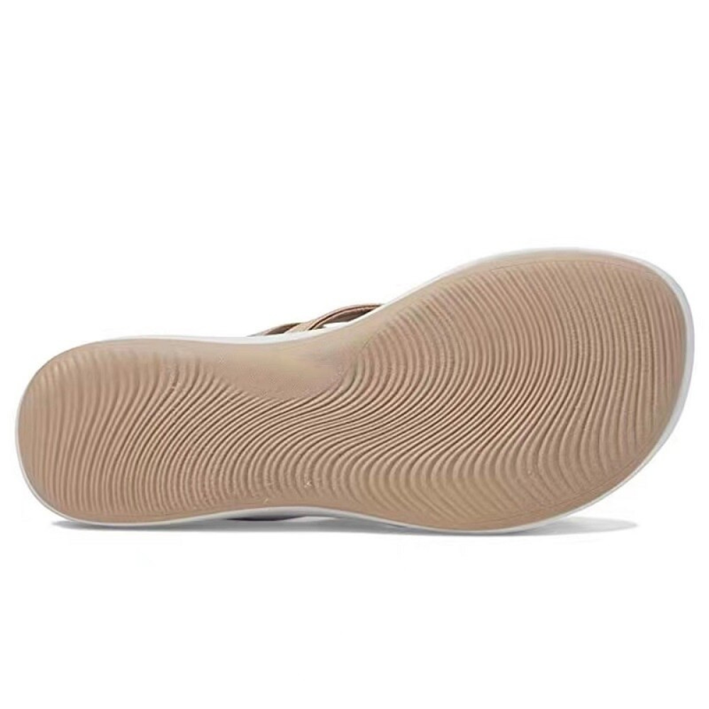 Priya | Women's Arch-Support Crossover Strap Wedge Slides