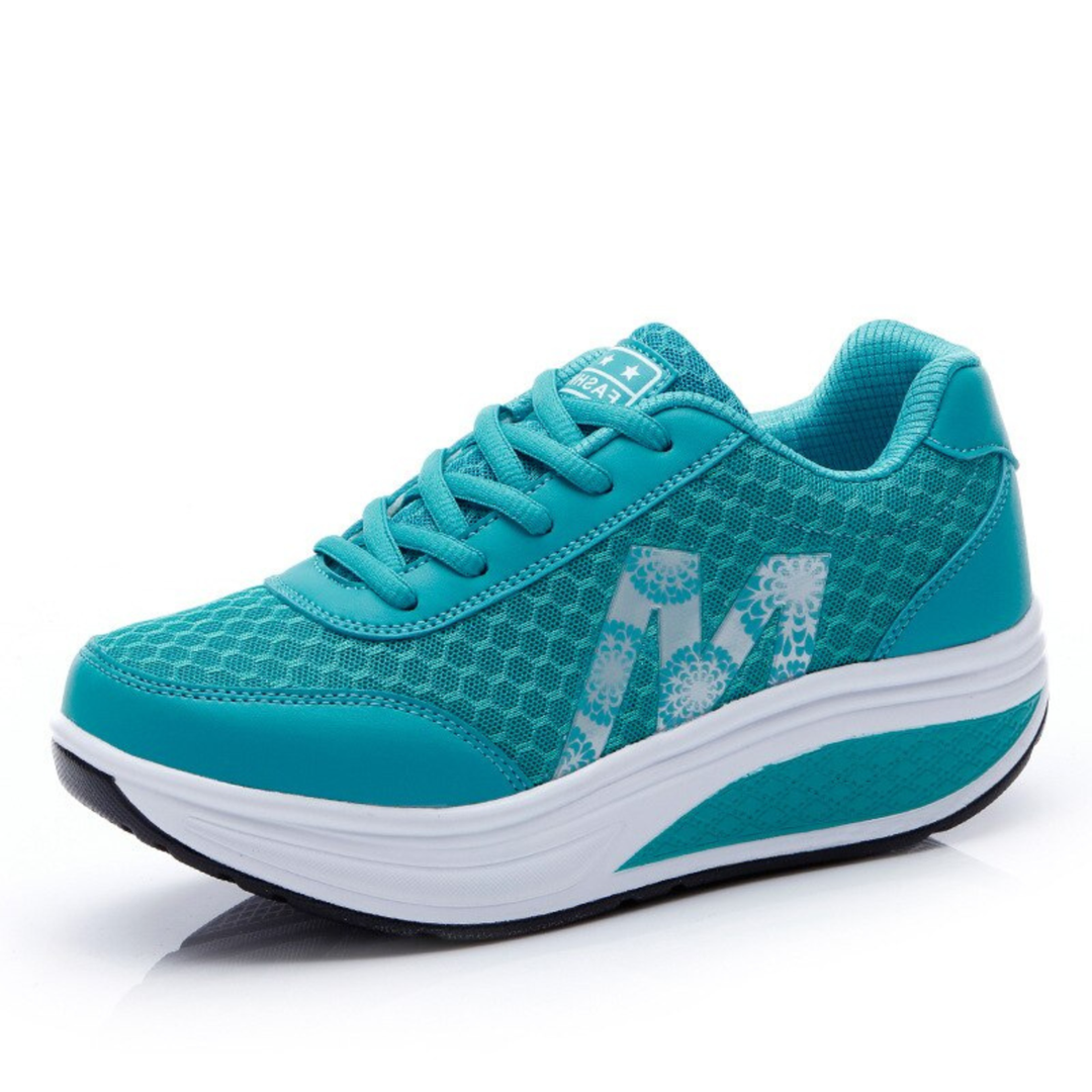 Remi | Women's Breathable Lace-up  Platform Sneakers