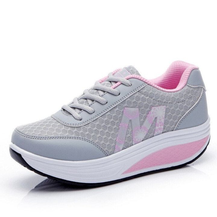 Remi | Women's Breathable Lace-up  Platform Sneakers