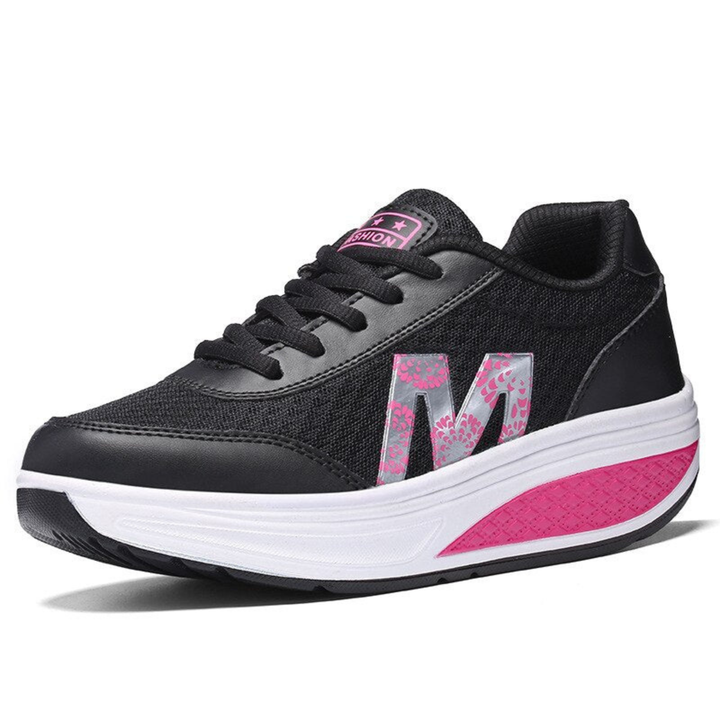 Remi | Women's Breathable Lace-up  Platform Sneakers