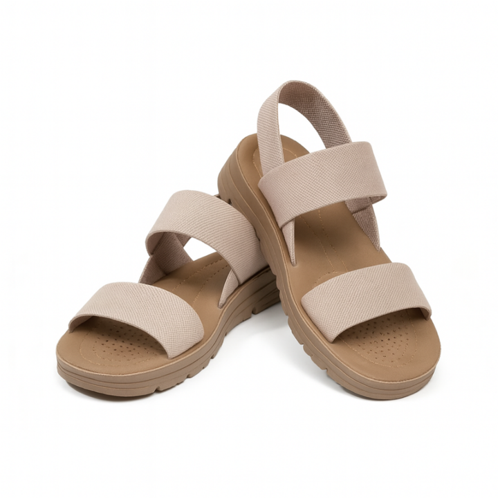 Rowan | Women's Arch-Support Elastic Strap Flatform Sandals
