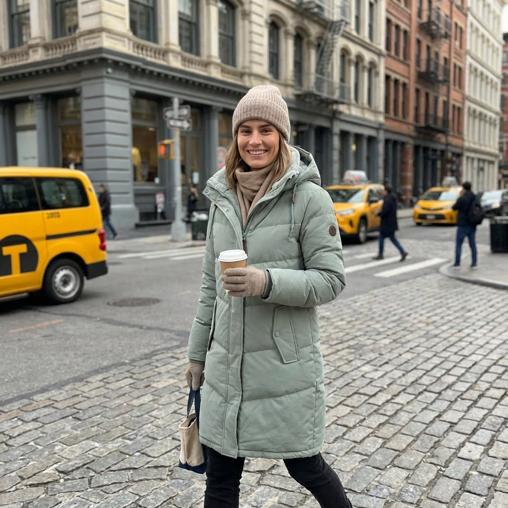 Sheryl | Women's Hooded Long Puffer Coat