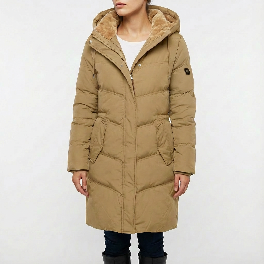 Sheryl | Women's Hooded Long Puffer Coat