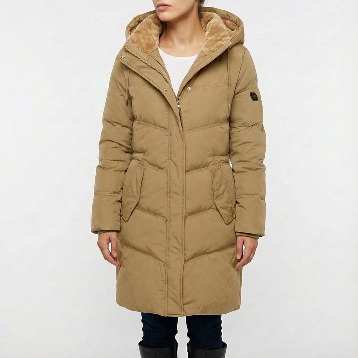 Sheryl | Women's Hooded Long Puffer Coat