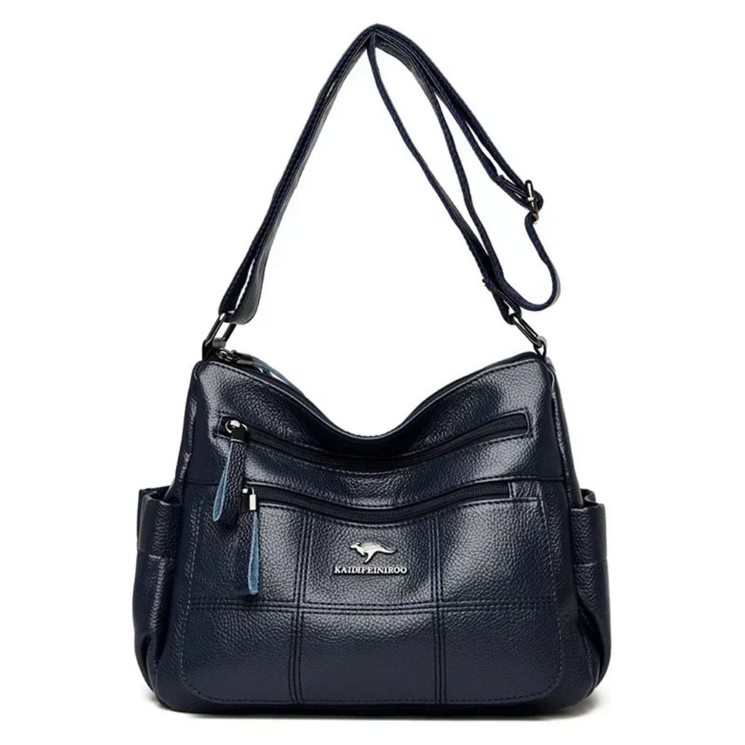 Sienna | Women's Leather Multi-Pocket Crossbody Shoulder Bag