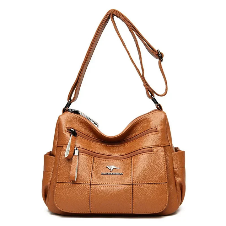 Sienna | Women's Leather Multi-Pocket Crossbody Shoulder Bag