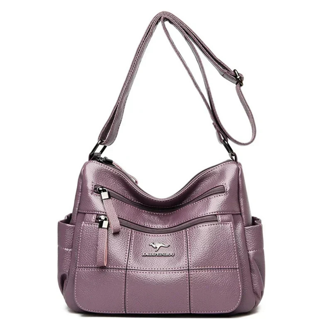 Sienna | Women's Leather Multi-Pocket Crossbody Shoulder Bag