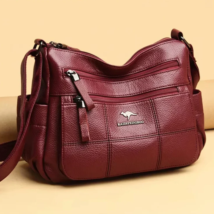 Sienna | Women's Leather Multi-Pocket Crossbody Shoulder Bag