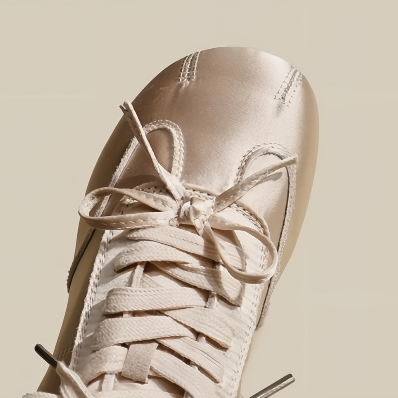 Sienna | Women's Satin Floral Lace-Up Sneakers