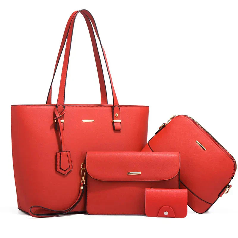 Sienna | Women's Vegan Leather Tote Bag 3-Piece Set