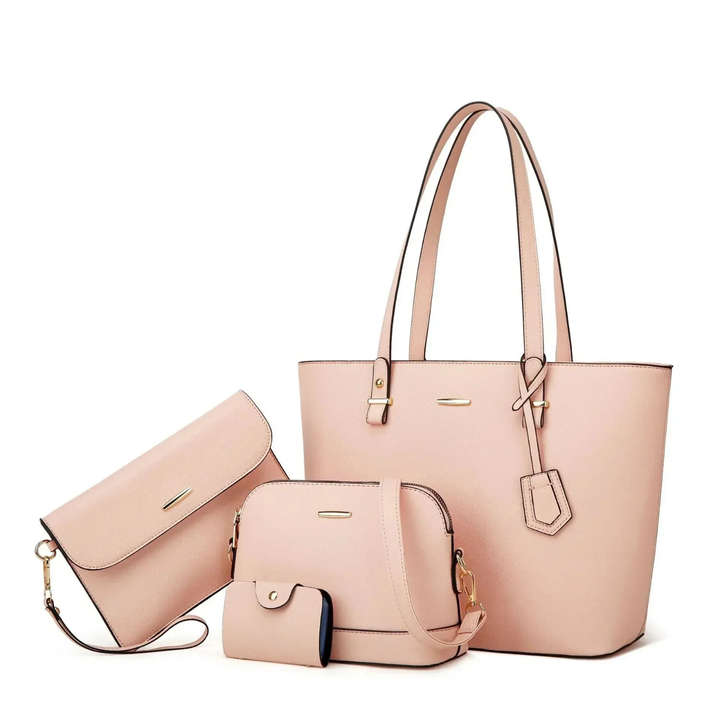 Sienna | Women's Vegan Leather Tote Bag 3-Piece Set
