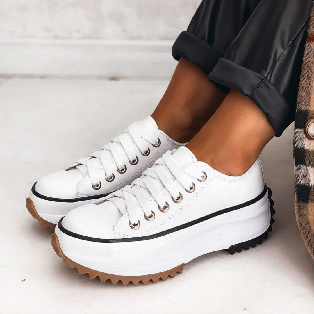 Suki | Women's Canvas Platform Low-Top Sneakers