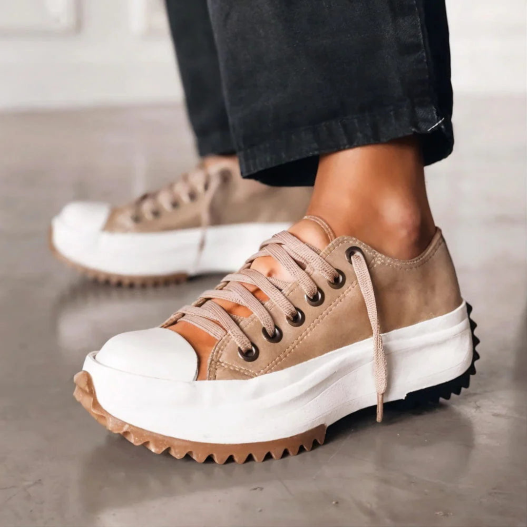 Suki | Women's Canvas Platform Low-Top Sneakers