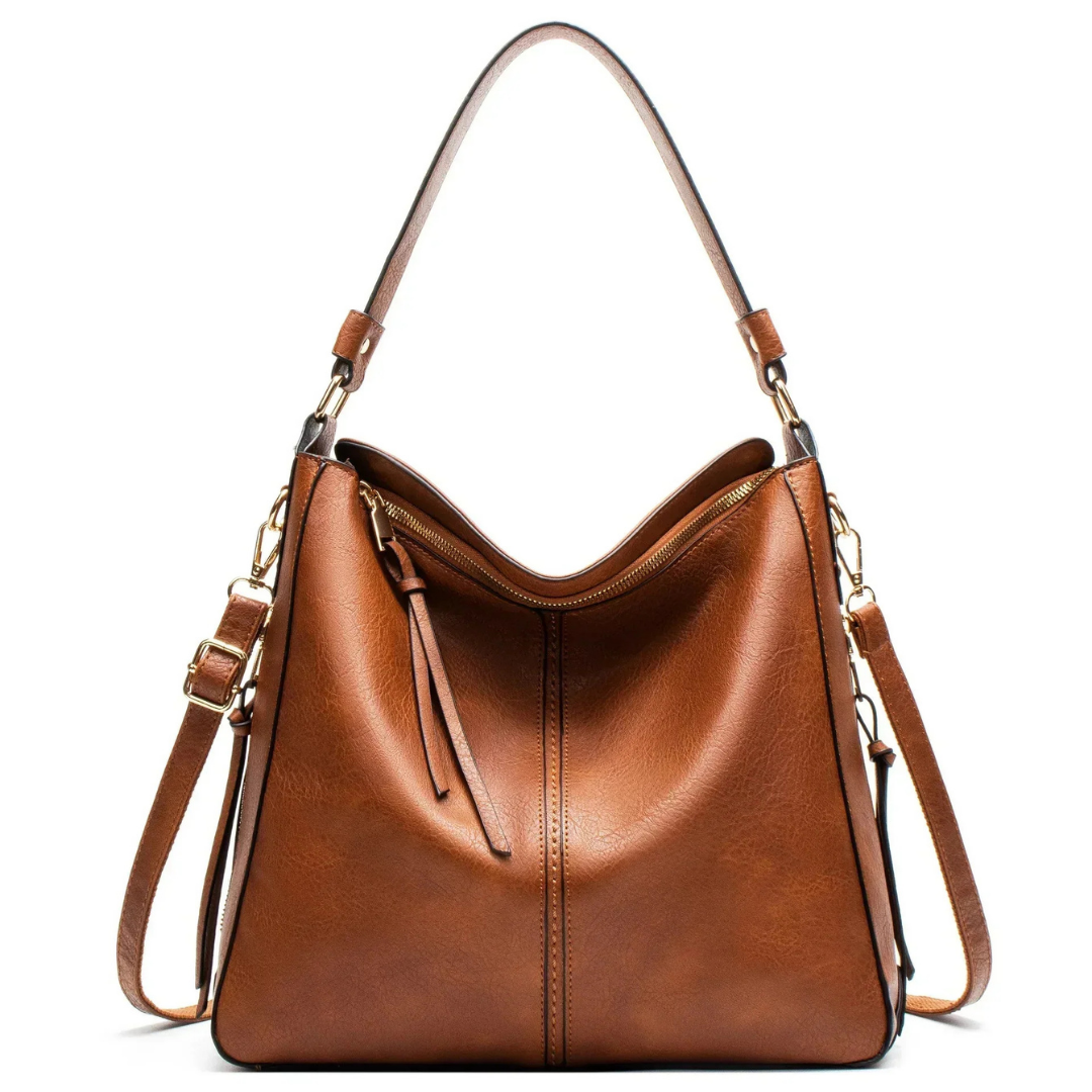 Sutton | Women's Leather Slouchy Hobo Shoulder Bag Chic