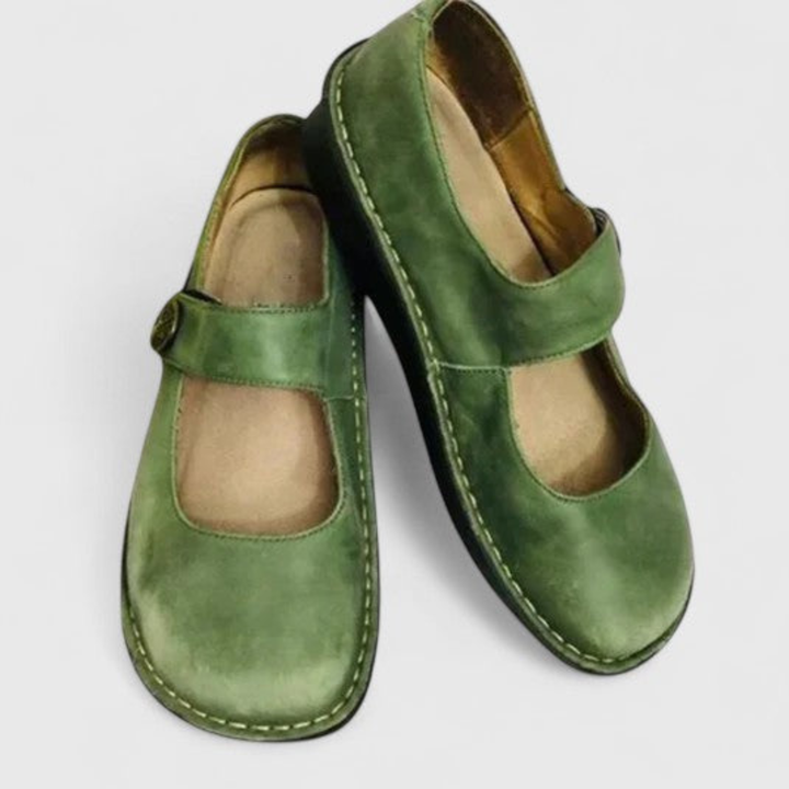 Sutton | Women's Orthopedic Suede Mary Jane Flats
