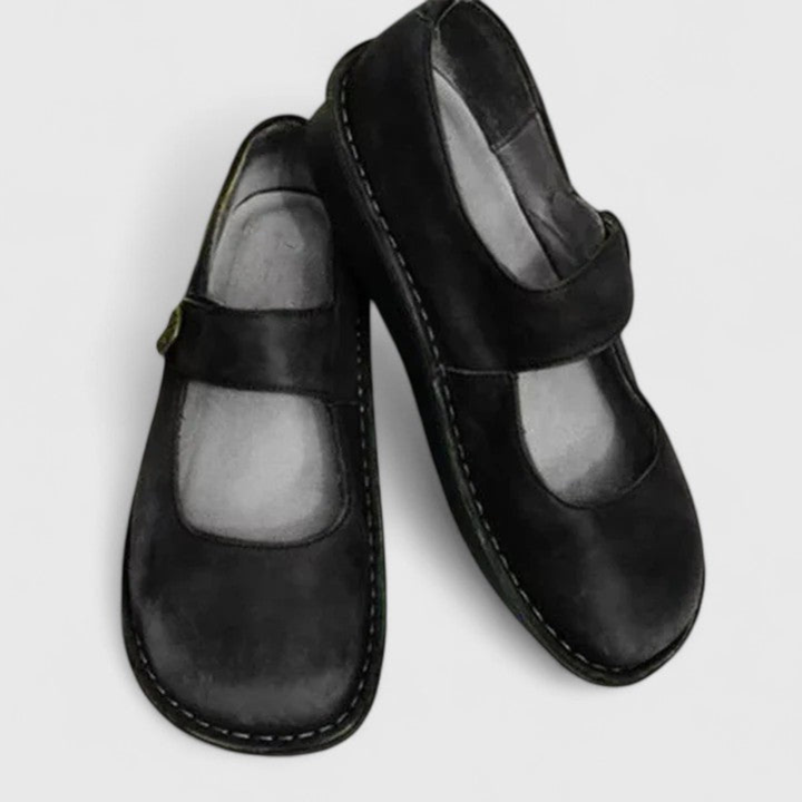 Sutton | Women's Orthopedic Suede Mary Jane Flats