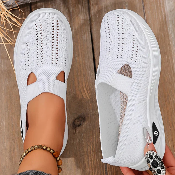 Thea | Women's Breathable Knit Slip-On Sneakers