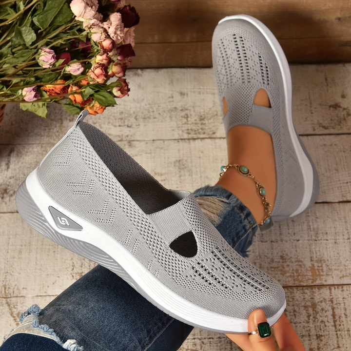Thea | Women's Breathable Knit Slip-On Sneakers
