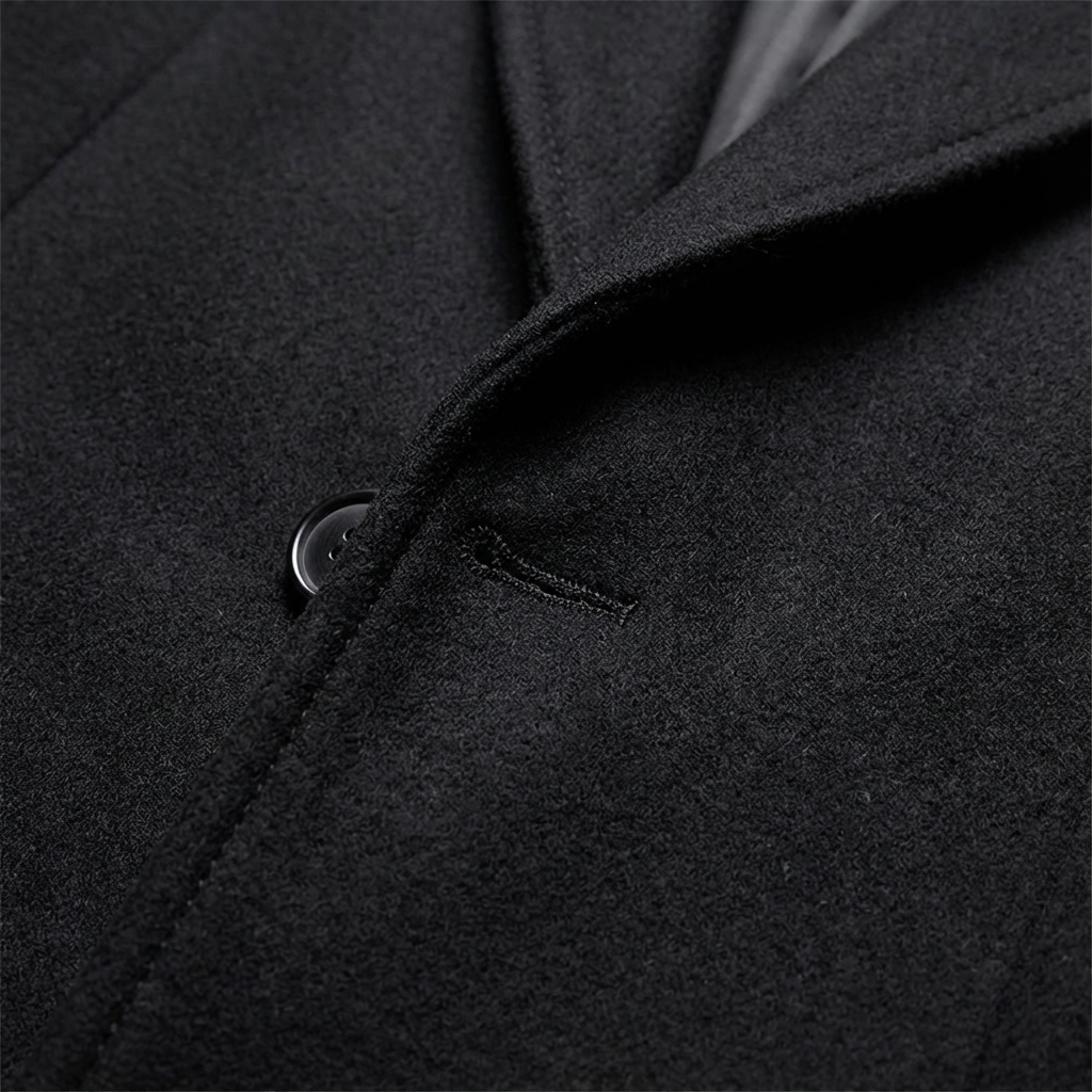 Tobias | Men's Long Coat Single Breasted Overcoat