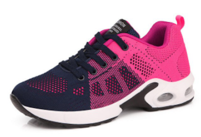 Veda | Women's Breathable Mesh Air Cushion Lace-Up Running Sneakers