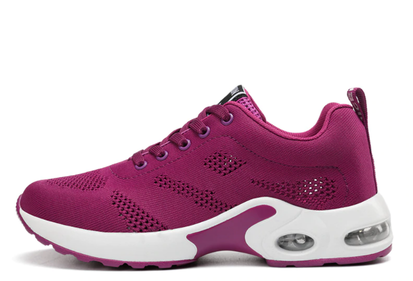 Veda | Women's Breathable Mesh Air Cushion Lace-Up Running Sneakers