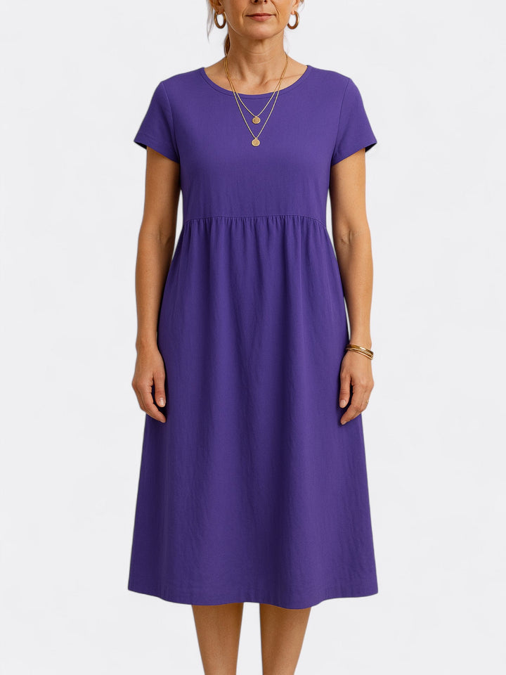 Martha's Effortless Elegance | A-Line Dress