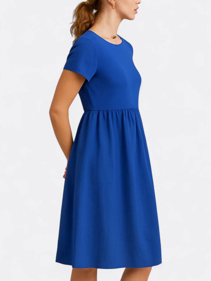Martha's Effortless Elegance | A-Line Dress
