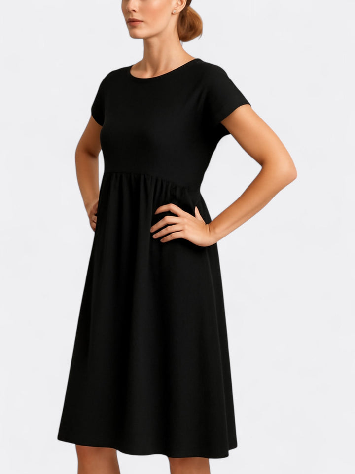 Martha's Effortless Elegance | A-Line Dress