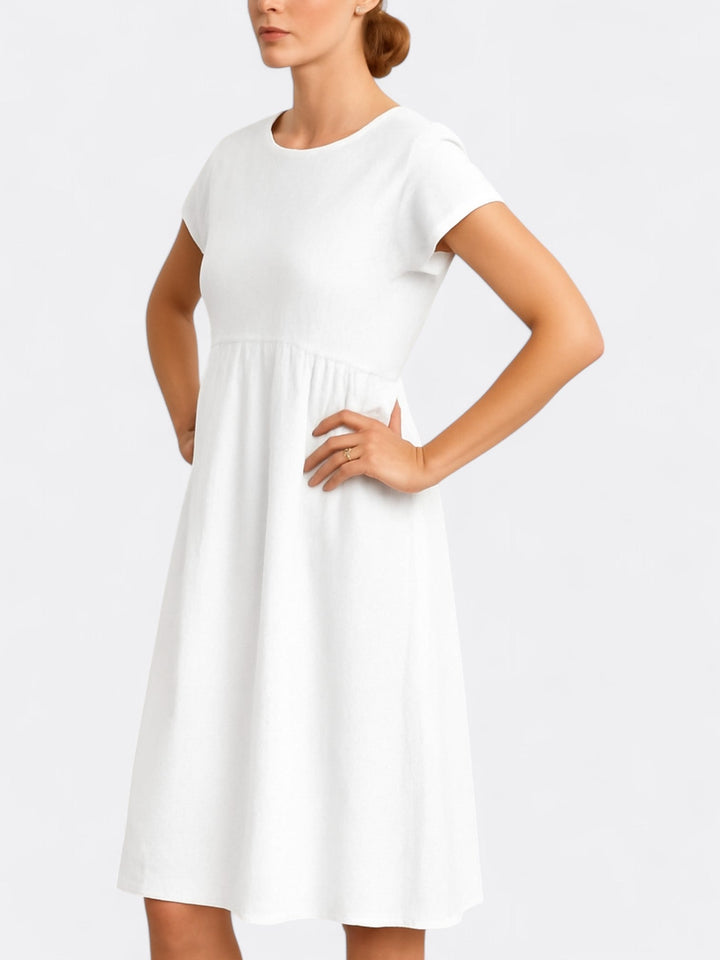 Martha's Effortless Elegance | A-Line Dress