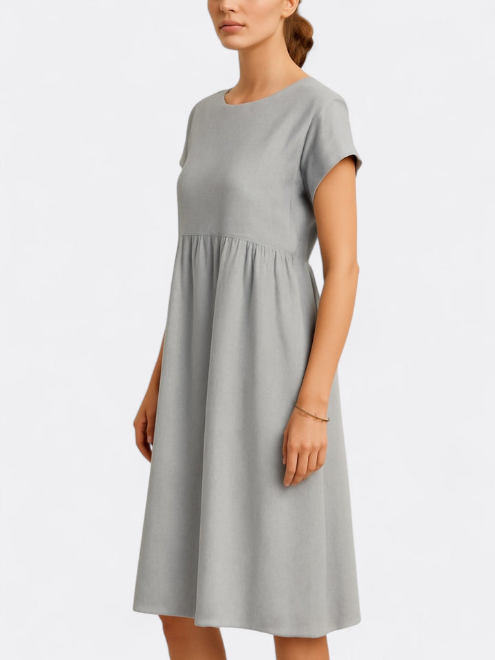Martha's Effortless Elegance | A-Line Dress