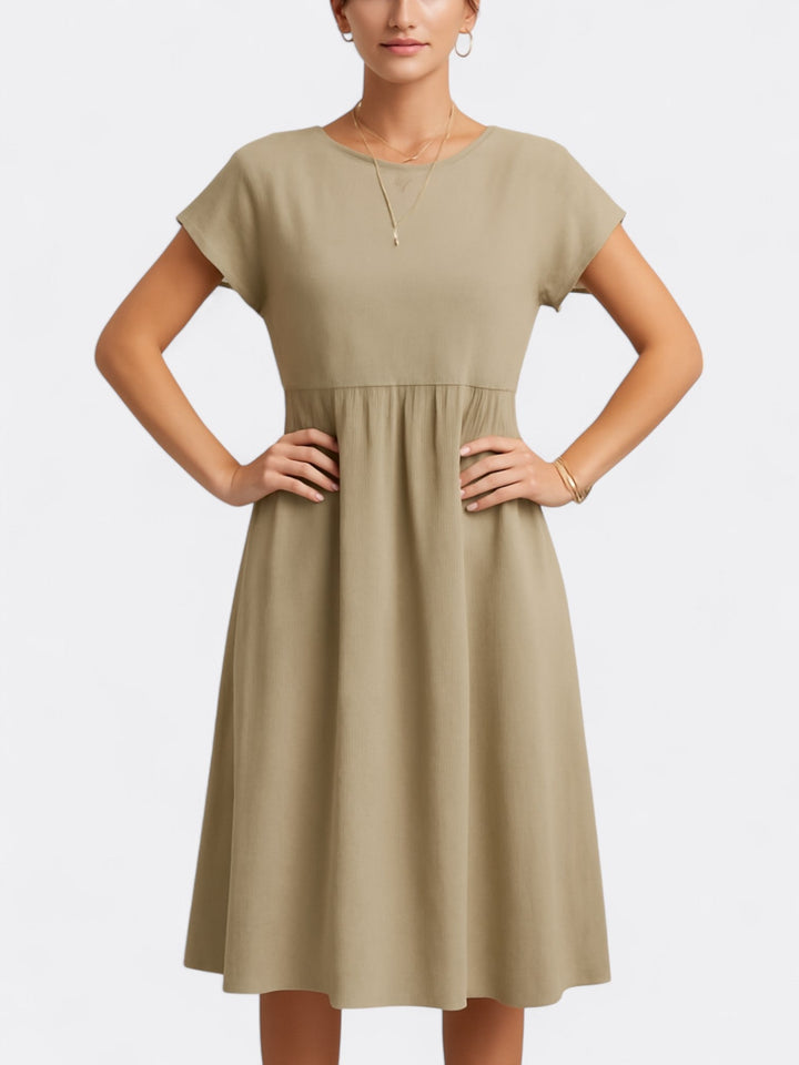 Martha's Effortless Elegance | A-Line Dress